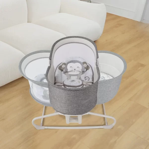 5 in 1 Smart Baby Rocking Crib Chair, Baby Bassinets Bed, Factory Price Wholesale - 图片 5
