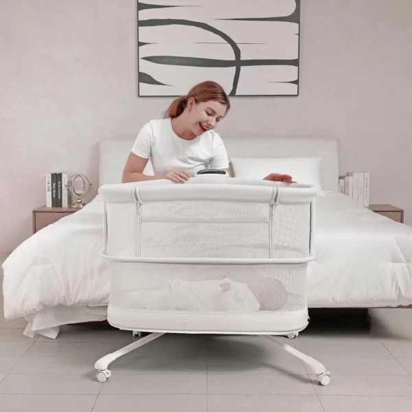 5 in 1 Smart Baby Bassinets Bed, Baby Rocking Crib Wholesale - 图片 5