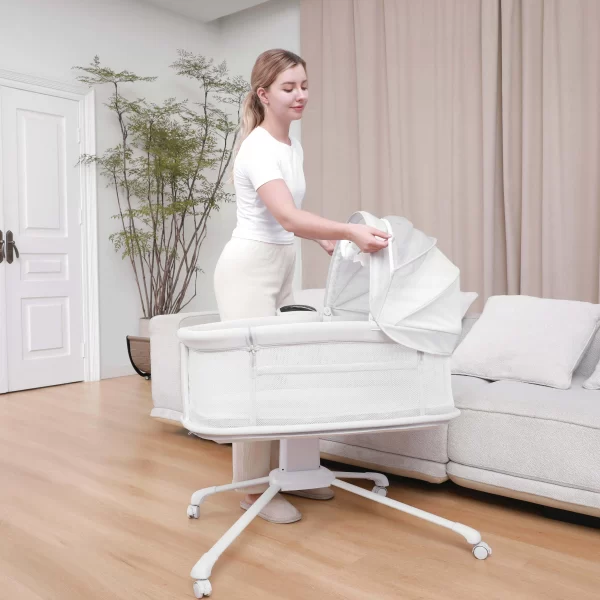 5 in 1 Smart Baby Bassinets Bed, Baby Rocking Crib Wholesale - 图片 2