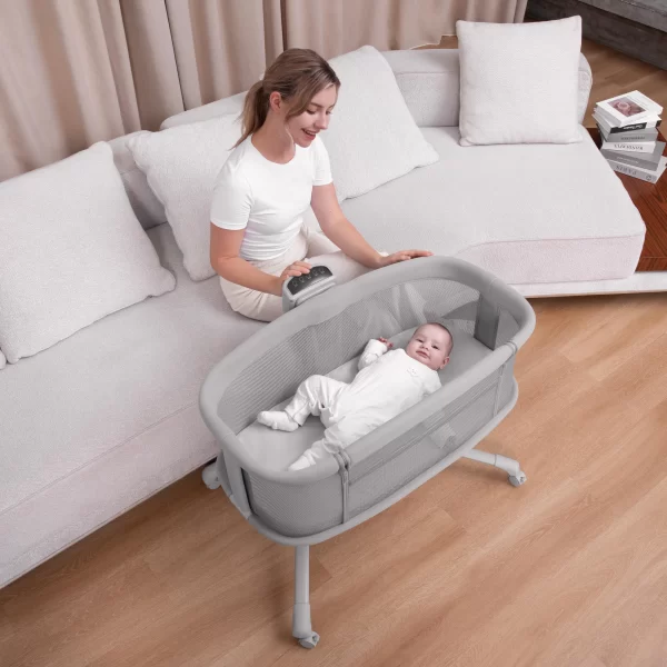 5 in 1 Smart Baby Bassinets Bed, Baby Rocking Crib Wholesale - 图片 7