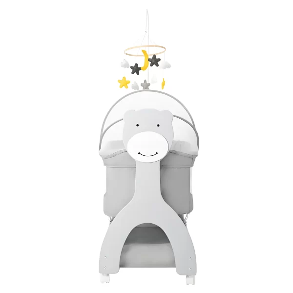 Wholesale Smart Electric Baby Rocking Crib with Wheels, Multi-Functional Baby Bassinets Bed - 图片 4