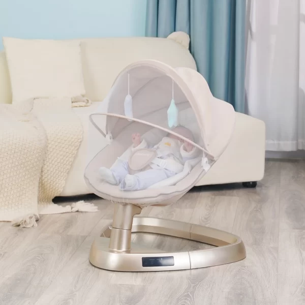 Wholesale Remote Control Electric Baby Rocking Chair, Comfortable Baby Swing Cradle Bassinet - 图片 4