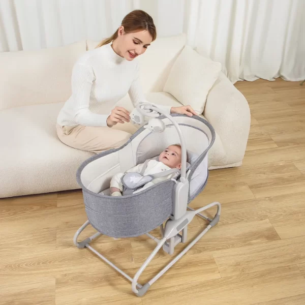 5 in 1 Smart Baby Bassinets Bed, Baby Rocking Crib Chair, Factory Price Wholesale
