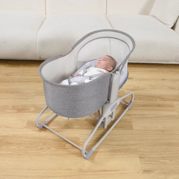 5 in 1 Smart Baby Bassinets Bed, Baby Rocking Crib Chair, Factory Price Wholesale - 图片 7