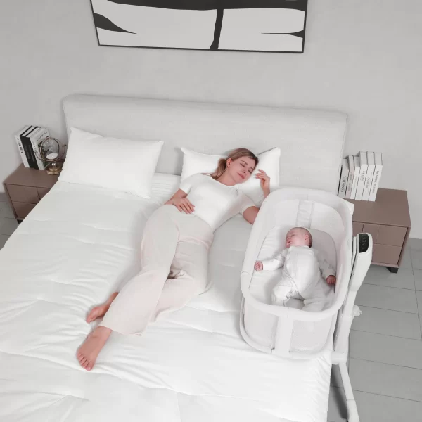 5 in 1 Smart Baby Bassinets Bed, Baby Rocking Crib Wholesale - 图片 4