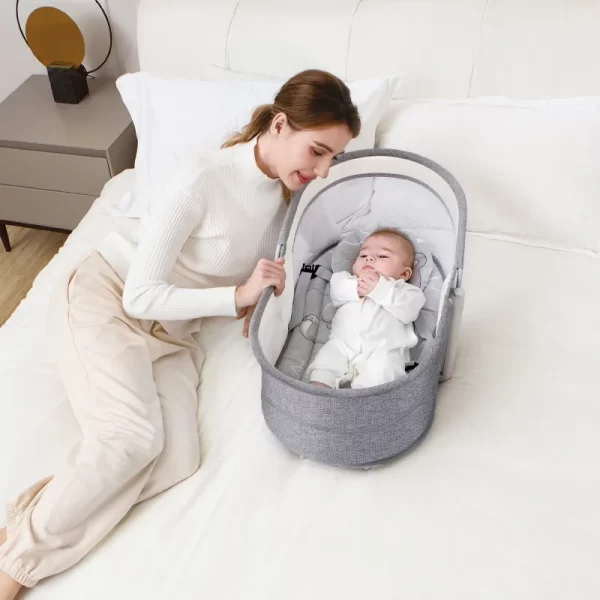 5 in 1 Smart Baby Bassinets Bed, Baby Rocking Crib Chair, Factory Price Wholesale - 图片 4