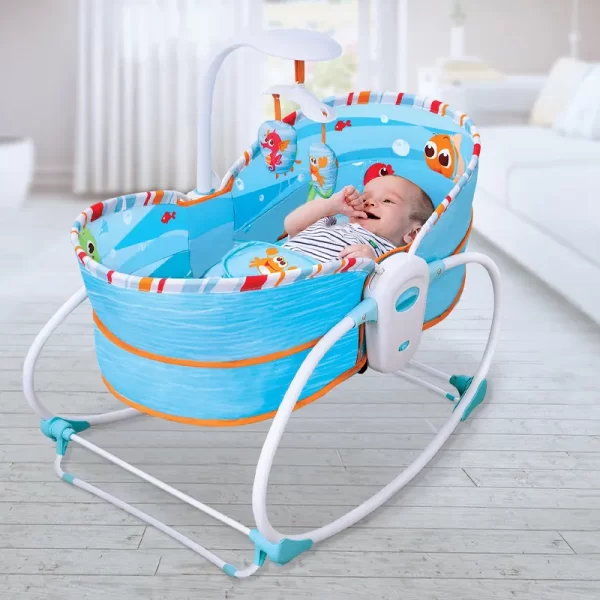 Wholesale 5 in 1 Baby Rocking Chair and Baby Bassinets Bed - 图片 6
