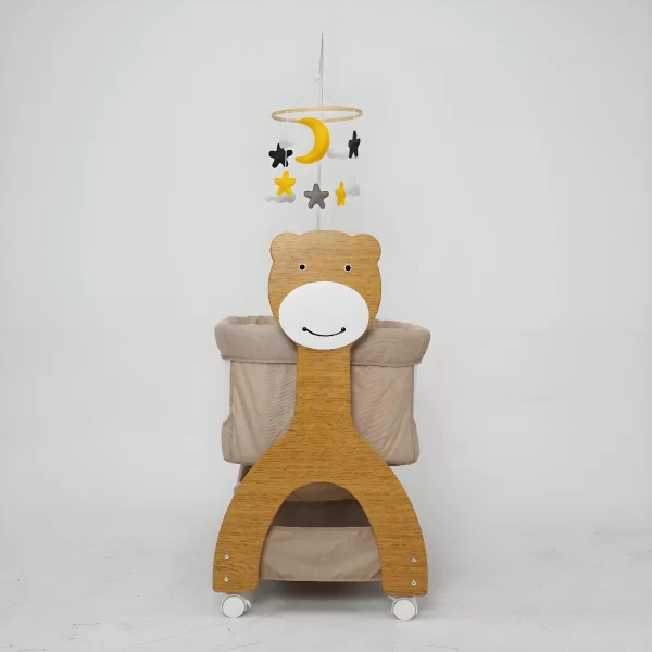 Wholesale Smart Electric Baby Rocking Crib with Wheels, Multi-Functional Baby Bassinets Bed - 图片 5