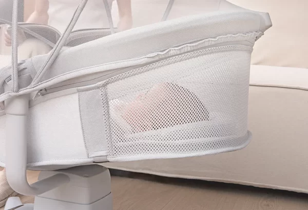 Electric Baby Rocking Chair, Mosquito Net, Music Included, Baby Swing Cradle - 图片 7