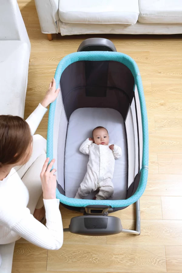 4 in 1 Smart Baby Bassinets Bed, Wholesale Baby Rocking Crib - 图片 8