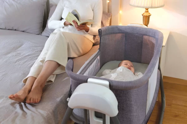 4 in 1 Smart Baby Bassinets Bed, Wholesale Baby Rocking Crib - 图片 4