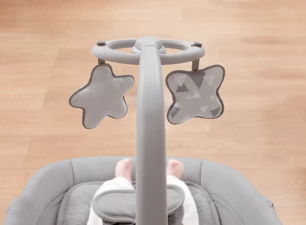 Electric Baby Rocking Chair, Mosquito Net, Music Included, Baby Swing Cradle - 图片 4
