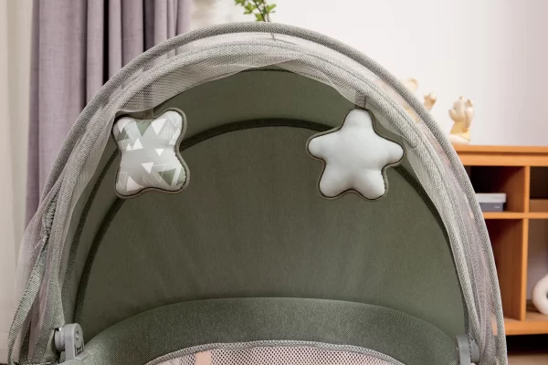 Remote Control Electric Baby Rocking Chair, Baby Swing Cradle for Infants to Toddlers - 图片 6