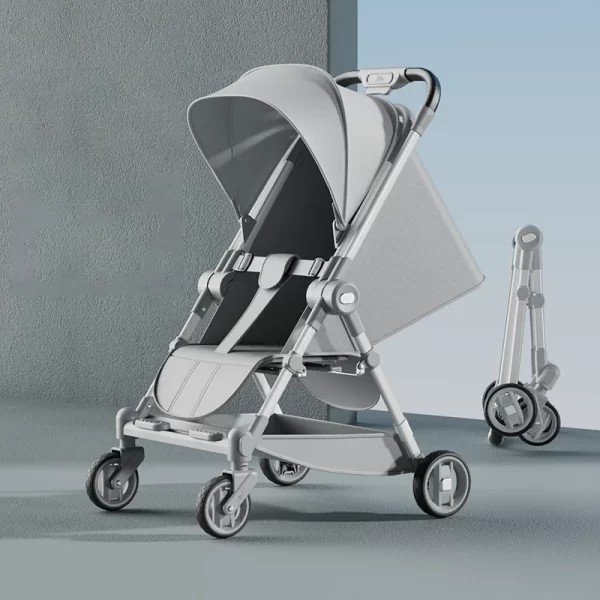 Baby Stroller, Infant Stroller with Canopy, Foldable Adjustable - 图片 5