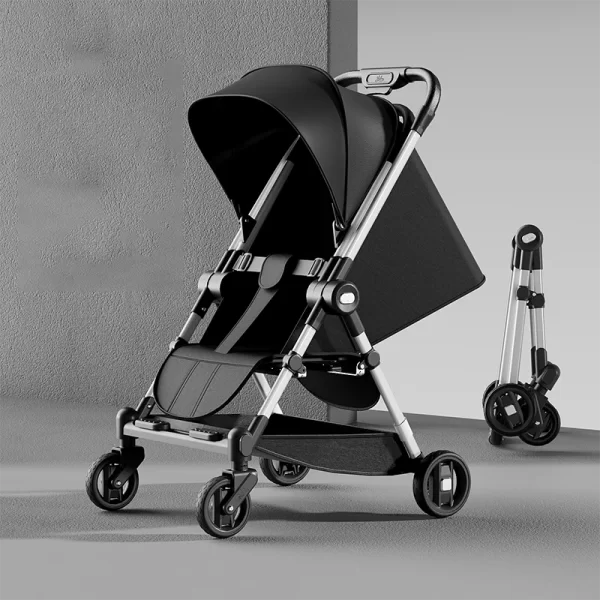 Baby Stroller, Infant Stroller with Canopy, Foldable Adjustable - 图片 4