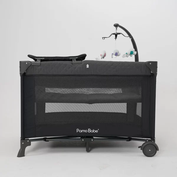 Multi-purpose Baby Infant Crib Foldable Game Bed With Diaper Table - 图片 4