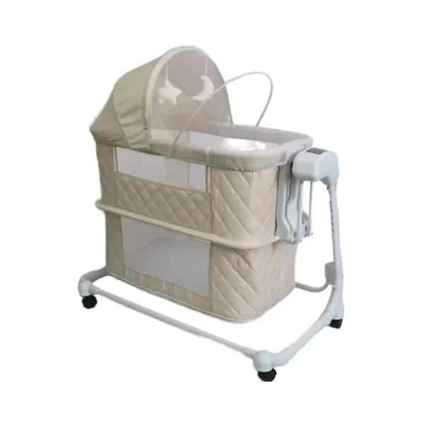 Modern Baby Crib with Detachable Mosquito Net - 图片 7