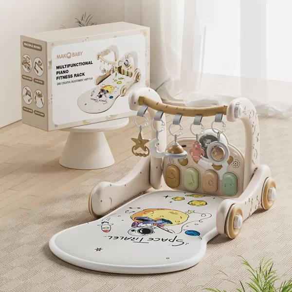 4 in 1 Multi-Functional Baby Walker with Music and Light