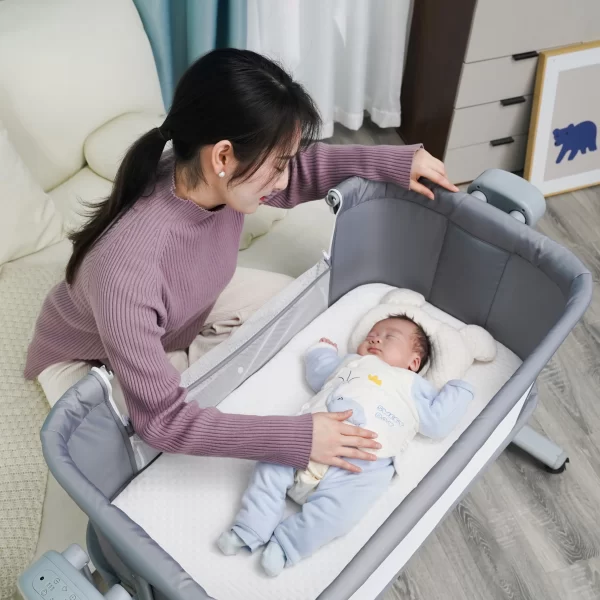 Baby Swing Bed Baby Electric Cradle Swing Modern Electronic Crib, Wholesale - 图片 5