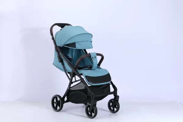Premium Baby Stroller with 8" EVA Wheels PU Handles