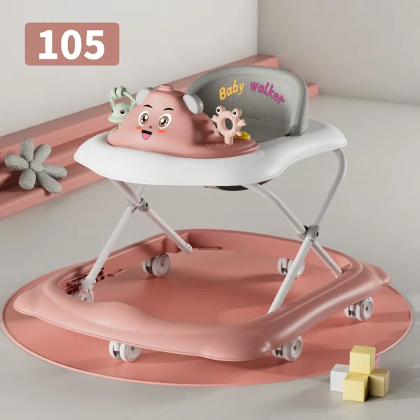 Adorable Cartoon Baby Walker with Dynamic Music & Colorful Lights, Wholesale - 图片 2
