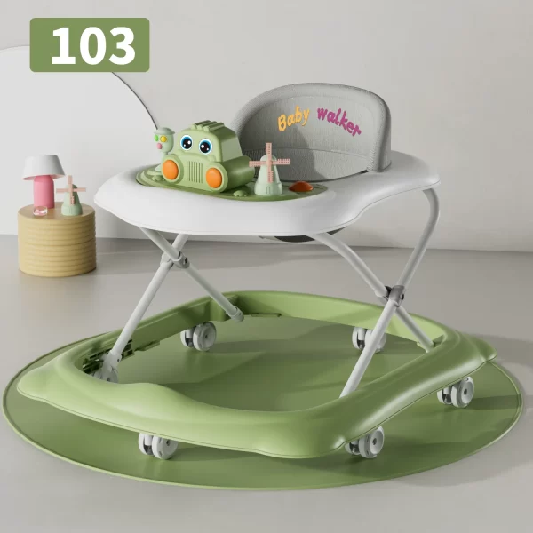 Adorable Cartoon Baby Walker with Dynamic Music & Colorful Lights, Wholesale - 图片 5