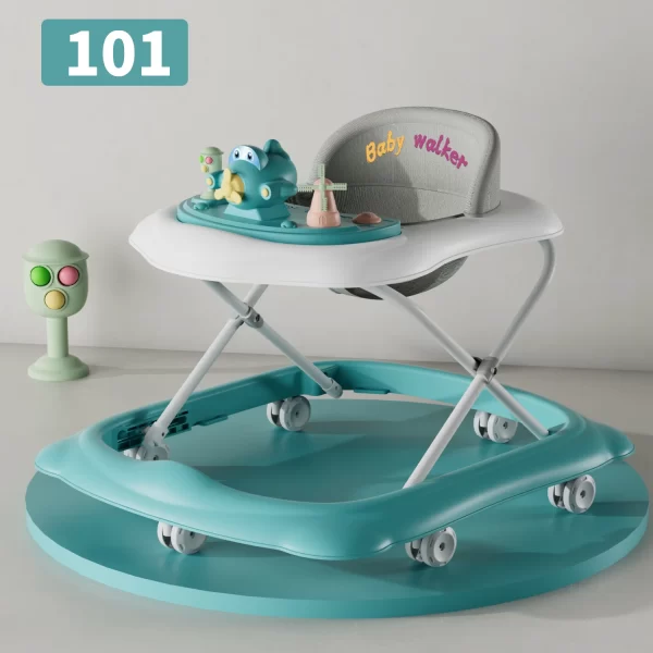 Adorable Cartoon Baby Walker with Dynamic Music & Colorful Lights, Wholesale - 图片 3