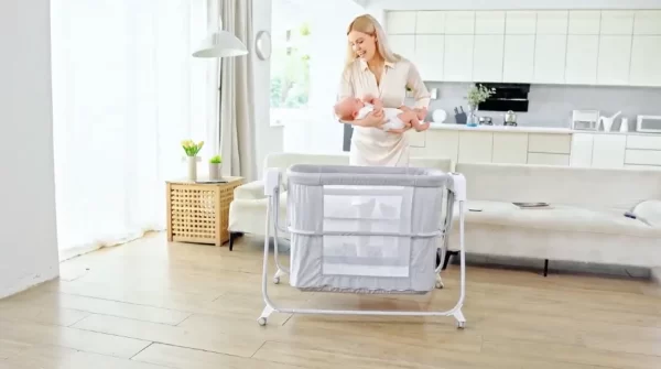 Electric Baby Cradle Baby Rocker Bed for Children Soothing - 图片 4