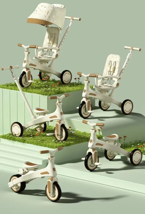 Multi-Functional Kids Tricycle, Toddler Bike With Push Handle, Wholesale - 图片 3