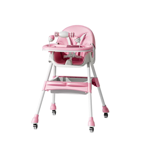 Foldable Baby High Chair with Adjustable Height, Wholesale - 图片 8