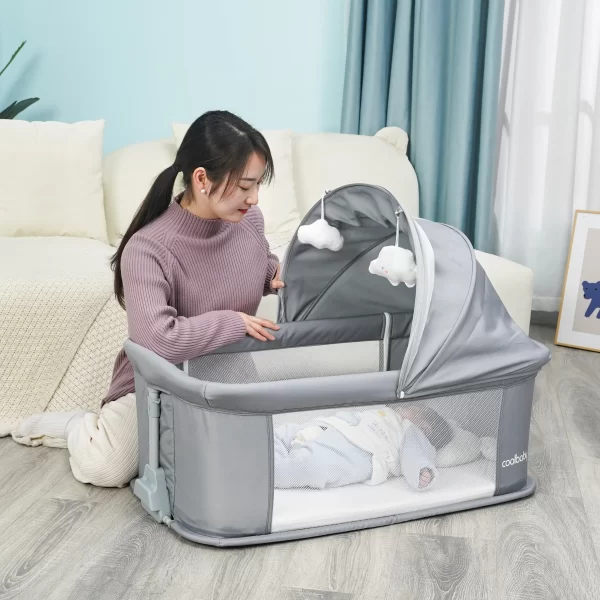 Baby Swing Bed Baby Electric Cradle Swing Modern Electronic Crib, Wholesale - 图片 3