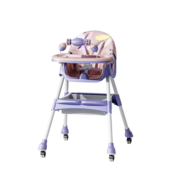 Foldable Baby High Chair with Adjustable Height, Wholesale - 图片 7