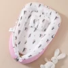 Cute Theme Double-Sided Baby Lounger for Newborn, Soft Breathable, Wholesale - 图片 12