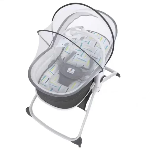 Foldable Multifunctional Baby Crib Baby Swing Cradle Bassinet - 图片 5