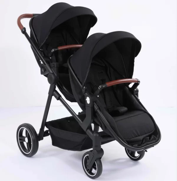Twins Baby Stroller, Folding Baby Double Pram Stroller, Factory Supplying Wholesale - 图片 4