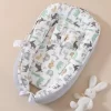 Cute Theme Double-Sided Baby Lounger for Newborn, Soft Breathable, Wholesale - 图片 11