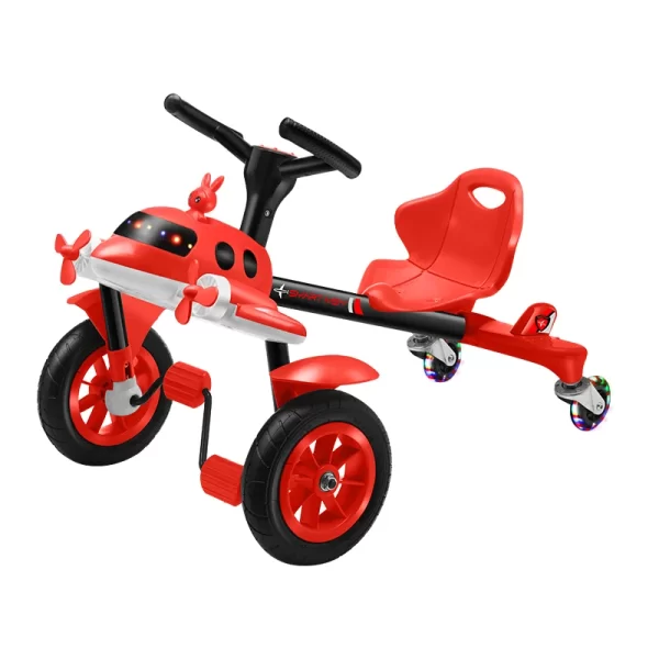 Kids Tricycle with Music, Light and Mini Fan