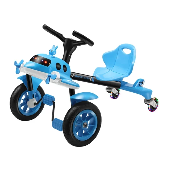 Kids Tricycle with Music, Light and Mini Fan - 图片 7