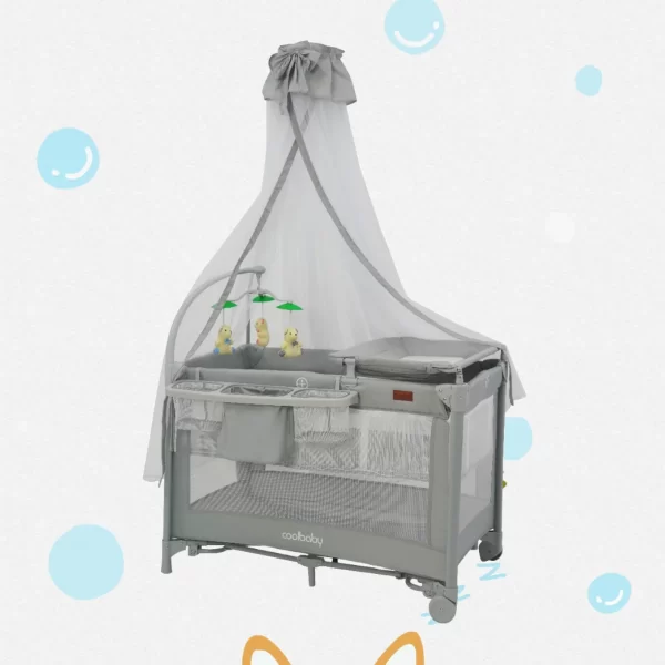 Portable Baby Playard Baby Playpen with Bassinet & Changing Table, Wholesale