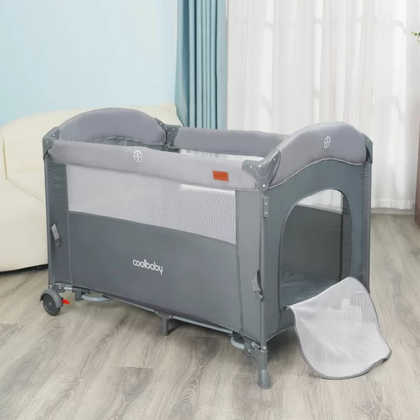 Baby Bassinet, Pack and Play, Bedside Crib Sleeper, Diaper Changer, Wholesale - 图片 3