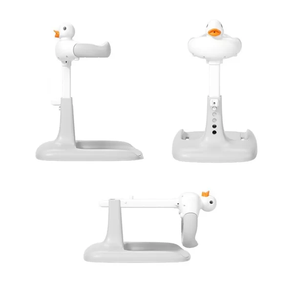 Cartoon Duck Baby Hug Bath Tower, Adjustable for Safe Toddler Showers - 图片 7