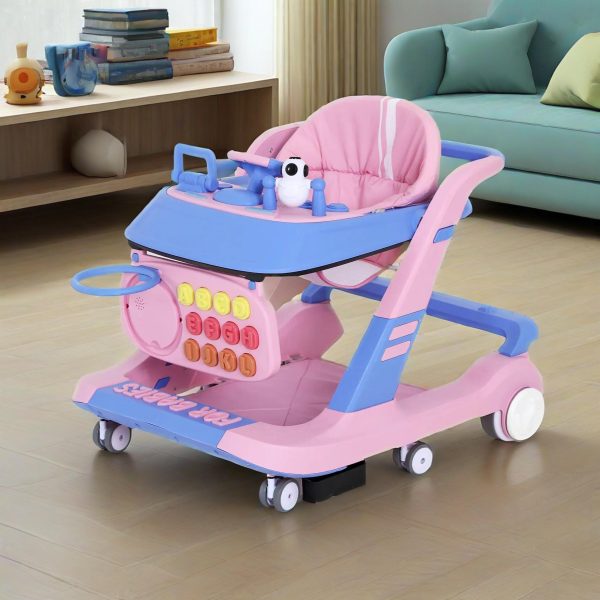 Baby Walker with Mute Wheels, Music Light Toddle Walker Multi-functional - 图片 4