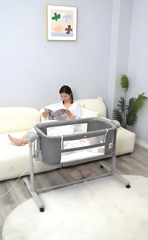 Multi-functional Bassinet Use Automatic Cradle Baby Rocker Bed Electric, Wholesale - 图片 6