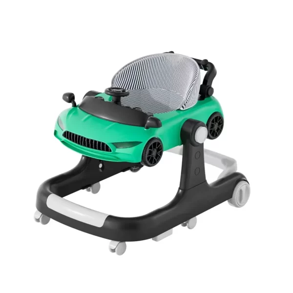 Car Theme and Modern Baby Walker, Non-Slip Wheels