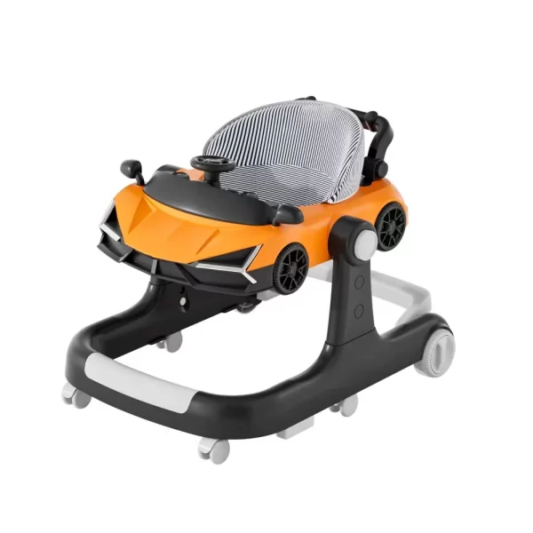 Baby Walker with Anti-Tip Base, Car Theme - 图片 3