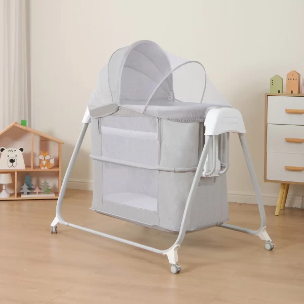 Electric Baby Cradle Baby Rocker Bed for Children Soothing - 图片 7