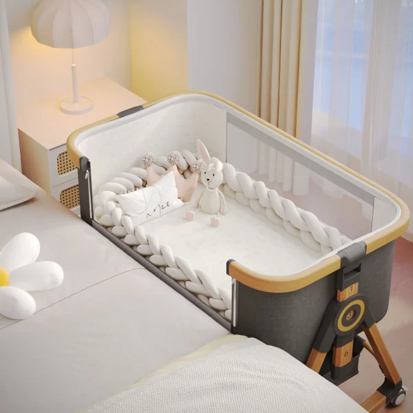 Baby Crib, Bassinet Bedside Crib Bed for Infant, Baby Newborn, Wholesale - 图片 4