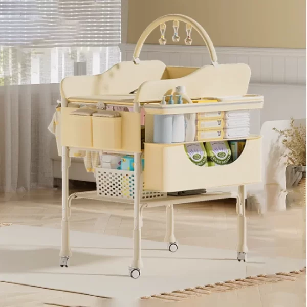 Foldable Baby Changing Table, Oxford Fabric & Carbon Steel