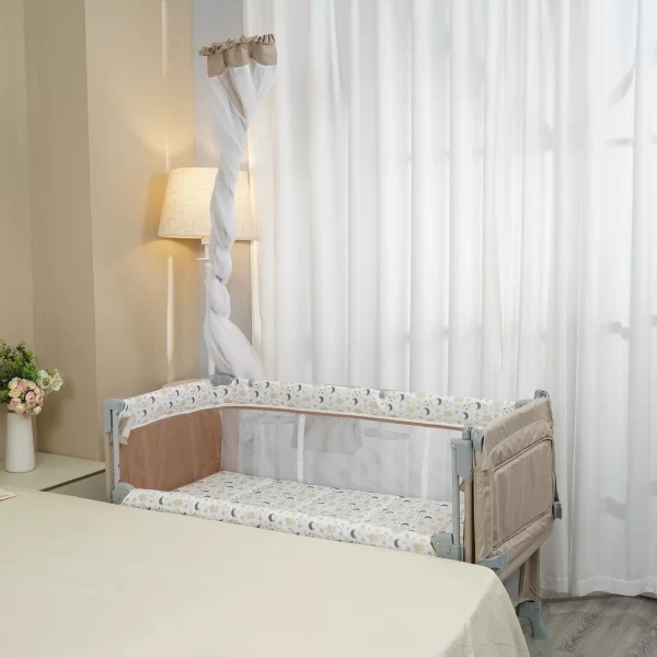 High Quality Classic Folding Portable Baby Cot Playpen Multi-Function Baby Bed - 图片 7
