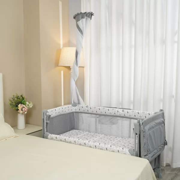 High Quality Classic Folding Portable Baby Cot Playpen Multi-Function Baby Bed - 图片 4